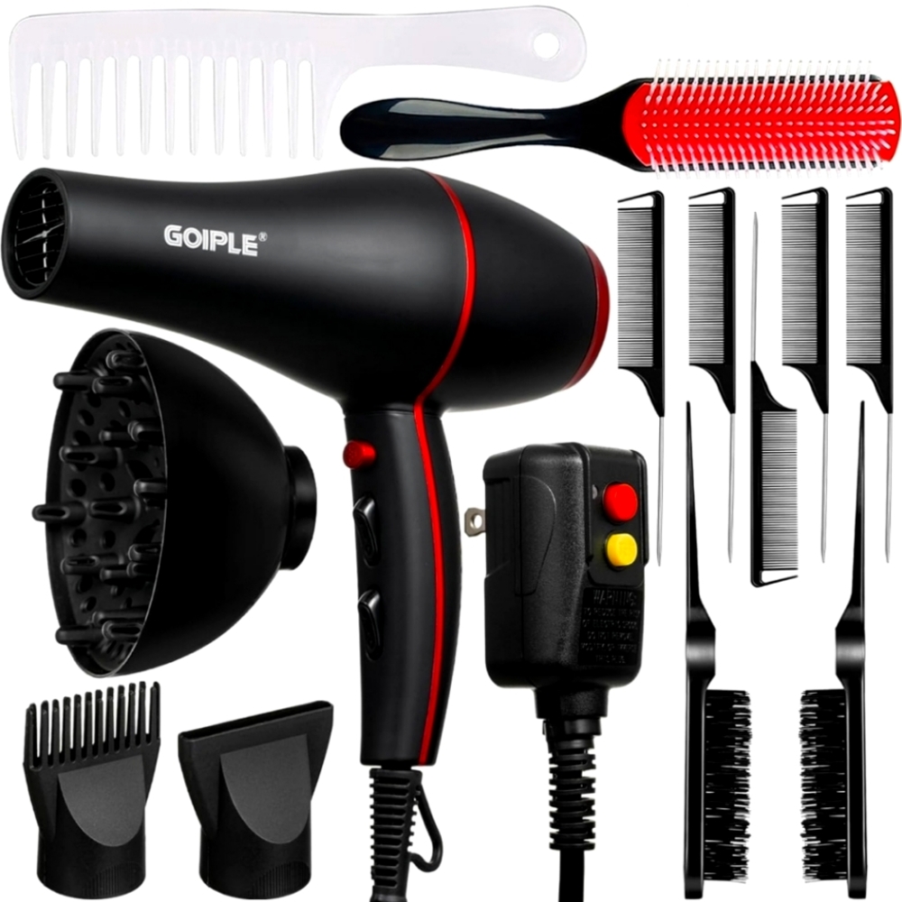 NEW in Box, 13 piece Profesional Hairdresser Blowdryer with Accessories Kit.
